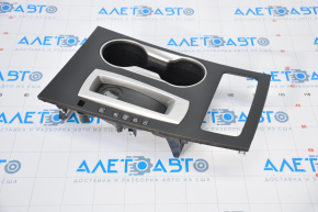 Center console trim with cup holders Nissan Altima 16-18