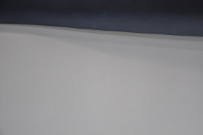 Central console armrest Nissan Maxima A36 16-18 leather black with beige, scratches