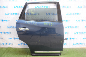 Door bare rear right Nissan Pathfinder 13-15 under chrome molding blue RBG, butt