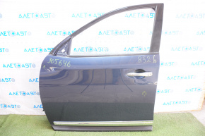 Bare front left door Nissan Pathfinder 13-14 under chrome molding blue RBG, butt
