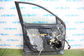 Bare front left door Nissan Pathfinder 13-14 under chrome molding blue RBG, butt