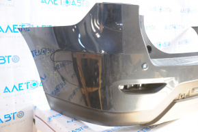 Bare rear bumper Nissan Pathfinder 13-16 pre-restoration for parking sensors blue