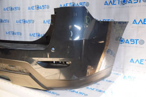 Bare rear bumper Nissan Pathfinder 13-16 pre-restoration for parking sensors blue
