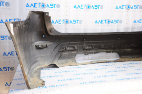 Bare rear bumper Nissan Pathfinder 13-16 pre-restoration for parking sensors blue