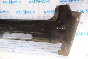 Bare rear bumper Nissan Pathfinder 13-16 pre-restoration for parking sensors blue