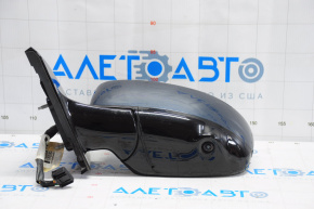 Left side mirror complete Nissan Pathfinder 13-16 14 pins, camera, heated, blue, frame cracked