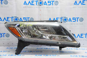 Headlight front right Nissan Pathfinder 13-16 bare pre-rest without fastening