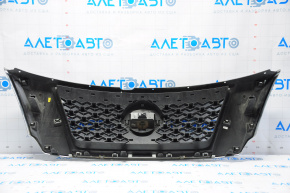 Radiator grill grill Nissan Pathfinder 13-16 prerest under the camera with the emblem, sand