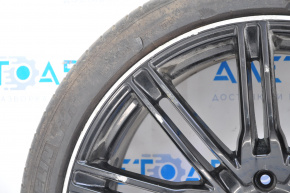 Set of wheels R22 4pcs 5x130 Porsche Cayenne 958 11-14 Sport Edition Black curb