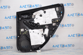 Door trim card rear left Subaru Forester 19-24 SK black with gray insert, crack in crepe