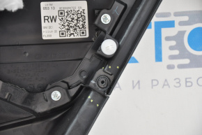 Door trim card rear left Subaru Forester 19-24 SK black with gray insert, crack in crepe