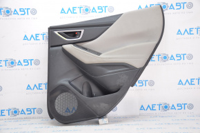 Door trim card rear right Subaru Forester 19-24 SK black with gray insert, broken fastener