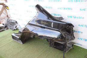 Quarter wing rear left BMW 3 F30 4d 12-18 black