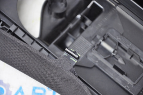 Upper center pillar trim belt right Mercedes CLA 14-19 black, broken fastener, crack