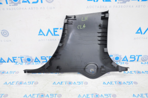 Lower left center pillar trim for Mercedes CLA 14-19 black