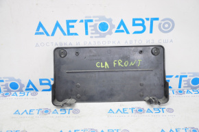 Platform for the number of the front bumper Mercedes CLA 14-16