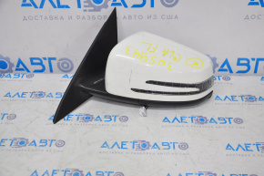 Left side mirror complete Mercedes CLA 14-19 11 pins 7+4 white, turn signal, heated