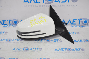 Right side mirror complete Mercedes CLA 14-19 11 pins 7+4 white, turn signal, heated