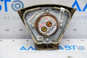 Airbag in steering wheel driver Nissan Pathfinder 13-16 beige, rust