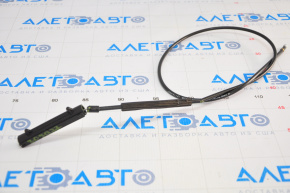 Rear hood release cable Porsche Cayenne 958 11-15 braid cracked, plastic broken