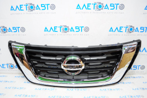 Radiator grill grill Nissan Pathfinder 17-20 rest without camera with emblem