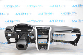 Torpedo front panel without AIRBAG Ford Fusion mk5 13-20 black, pokes