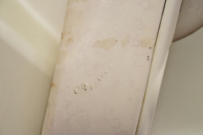 Door trim card rear left Nissan Pathfinder 13-19 beige leather, dry cleanable, leather tear