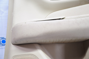 Door trim card rear right Nissan Pathfinder 13-19 leather beige, for dry cleaning, scratches