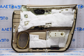 Door trim card front left Nissan Pathfinder 13-16 leather beige, for dry cleaning