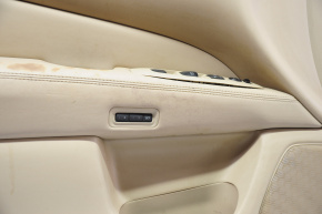Door trim card front left Nissan Pathfinder 13-16 leather beige, for dry cleaning