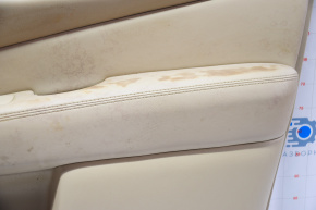Door trim card front right Nissan Pathfinder 13-16 beige leather, scratches on leather, for dry cleaning