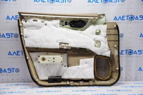 Door trim card front right Nissan Pathfinder 13-16 beige leather, scratches on leather, for dry cleaning