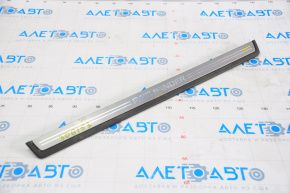 Door sill trim outer front left Nissan Pathfinder 13-20 black with chrome, corrosion