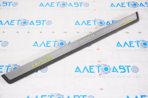 Door sill trim outer front right Nissan Pathfinder 13-20 black with chrome, worn