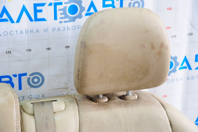 Rear row of seats 2nd row Nissan Pathfinder 13-16 beige leather, needs cleaning, cracks on leather