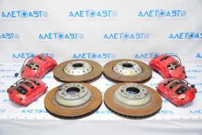 Set of calipers with discs Porsche Cayenne 958 11-17 turbo 6 pistons 390/38mm 358/28mm