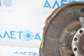 Trunnion with hub rear right Porsche Cayenne 958 11-17 with casing, dented casing