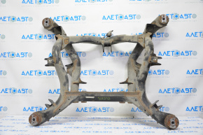 Rear subframe Porsche Cayenne 958 11-17 rust, dented muffler hanger