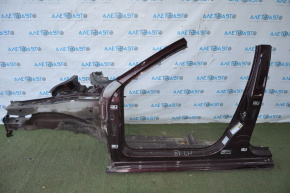 Front quarter left VW Passat b7 12-15 USA red, with central pillar