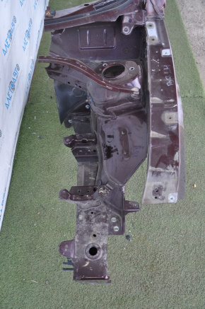 Front quarter left VW Passat b7 12-15 USA red, with central pillar