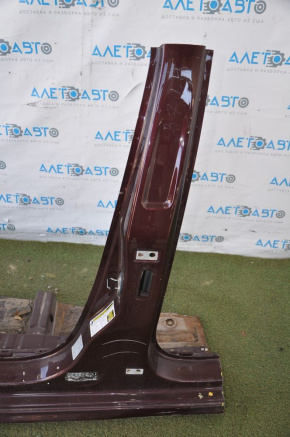 Front quarter left VW Passat b7 12-15 USA red, with central pillar