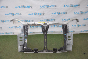TV panel radiator Subaru Forester 19-24 SK white, with bumper brackets, with eyelashes