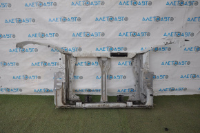 TV panel radiator Subaru Forester 19-24 SK white, with bumper brackets, with eyelashes