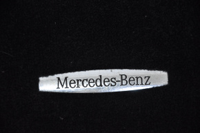 Front right interior mat Mercedes CLA 14-19 cloth black, scratch emblem