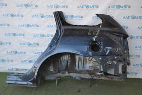 Quarter wing rear left Nissan Pathfinder 13-20 blue, dent