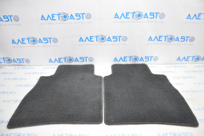 Set of floor mats for Nissan Sentra 13-19 black cloth