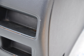 Console central armrest Nissan Sentra 13-16 black leather, scratches