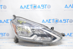 Headlight front right Nissan Sentra 16-19 bare rest, halogen