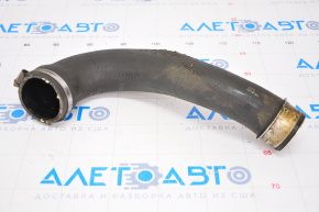 Turbo pipe to intercooler left Porsche Cayenne 958 11-17 4.8 Turbo rubber