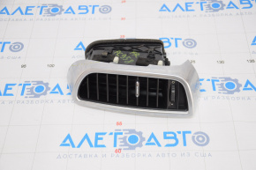 Air duct central right Porsche Cayenne 958 11-16 black, swollen chrome